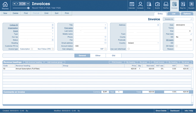 Invoice software